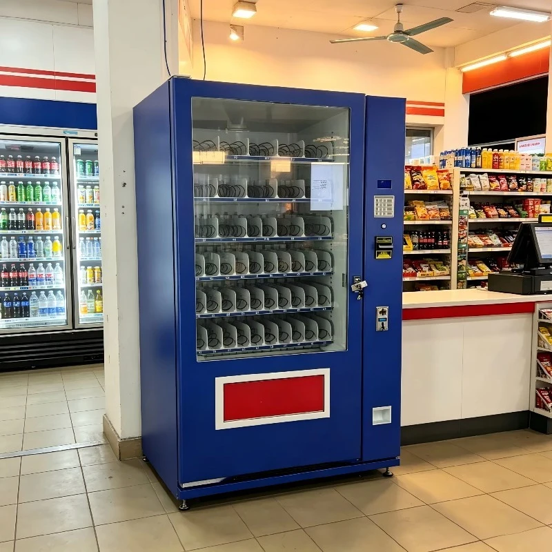 Continuous Working Snack Drink Vending Machine 24 Hours Unmanned Self Selling Vending Machine