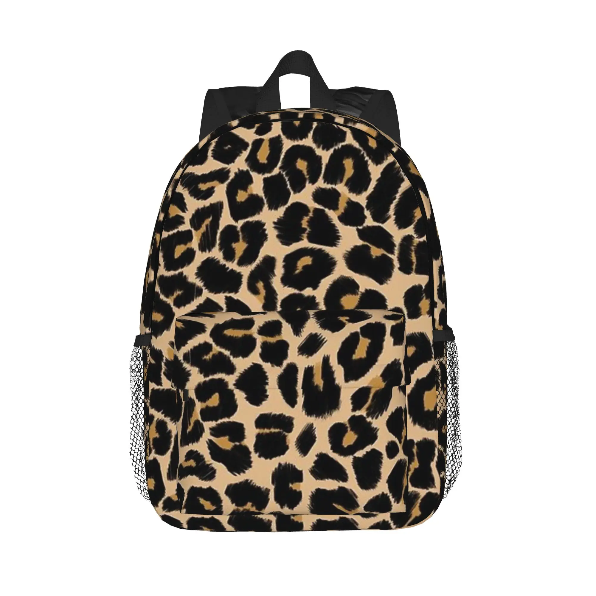 Leopard Print Traditional Colours Backpack Hot Sale Daypack  Boys Girls BookBag Shoulder Bags for Men Women School Bag