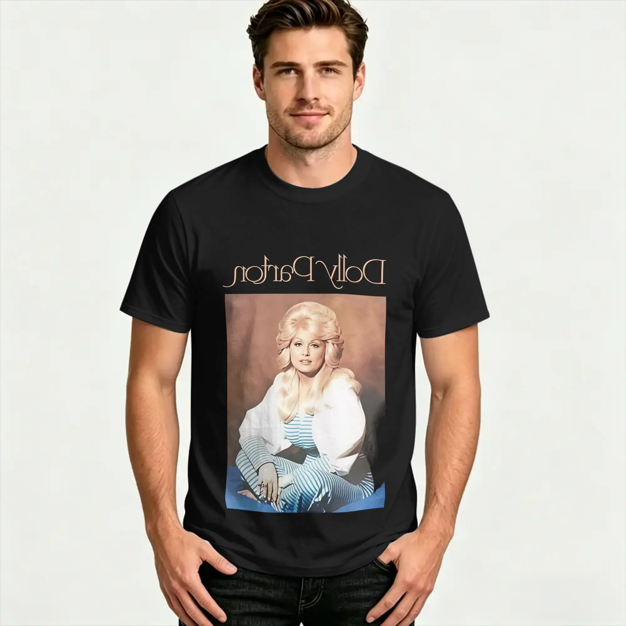 Men Women's T-Shirt Dolly Parton T Shirts Harajuku  Summer Tees Streetwear 100% Cotton Clothes Gift Idea
