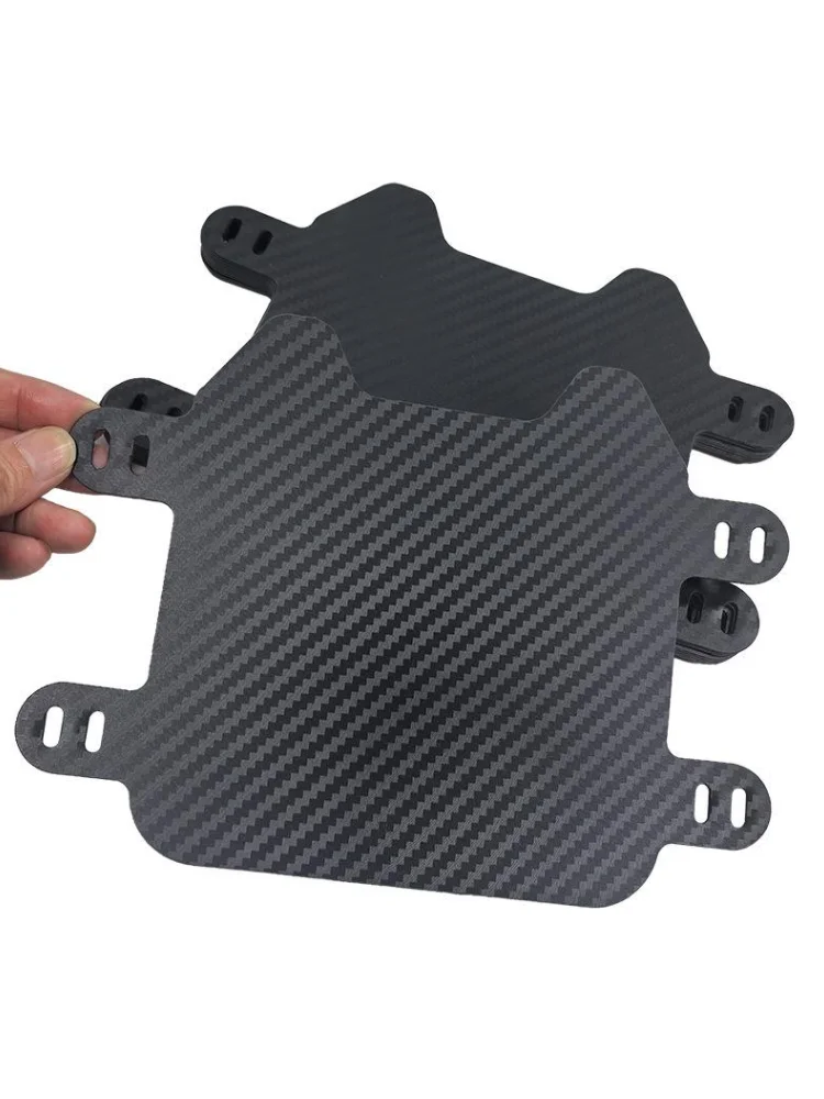 AliExpress NONE Carbon Fiber Texture Front Mudguard License Plate For Mountain Bike Motorcycle Bicycle Front Wheel Splash Guard