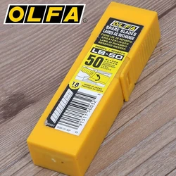 OLFA LB-50 grande lâmina de substituição18mm,prata durável,afiada e durável aço carbono grande lâmina de corte industrial 50PCS