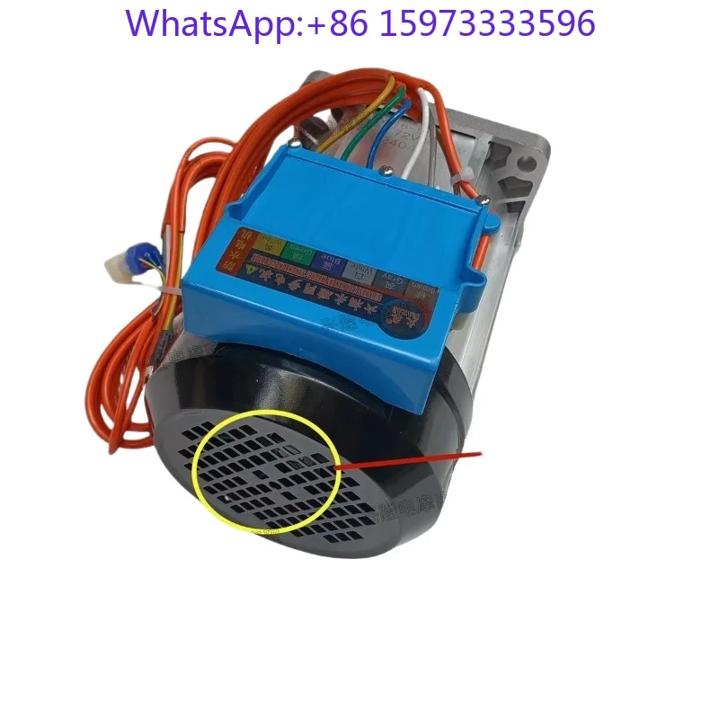 1PCS Six‑Phase Permanent‑Magnet Synchronous Motor 60V 72V Square Hole High‑Power Drive Unit For Electric Vehicle Replacement