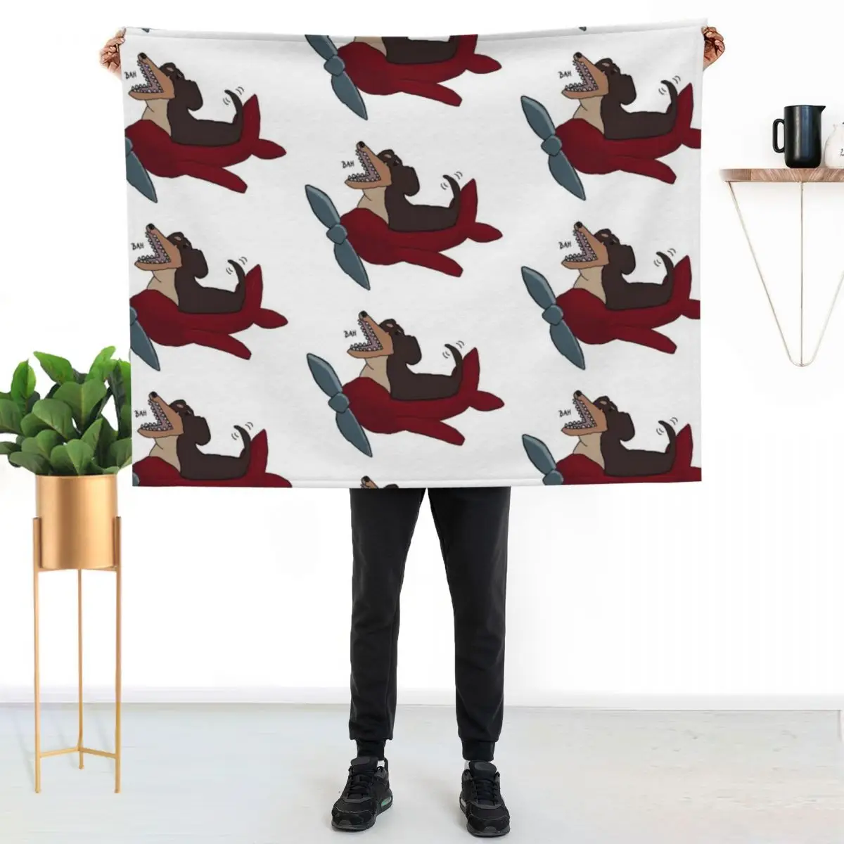 

dog of wisdom Throw Blanket Warm Napping Blanket for Office Couch Bed
