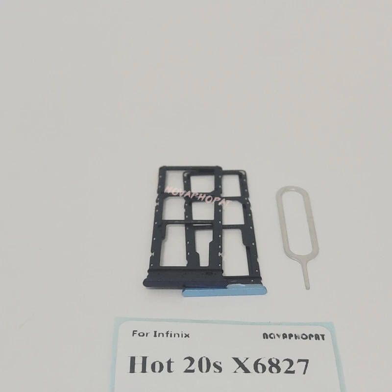 Brand New SIM Card Tray For Infinix Hot 20 X6826 X6826B X6826C / Hot 20s X6827 Sim Holder Slot Adapter Reader Pin