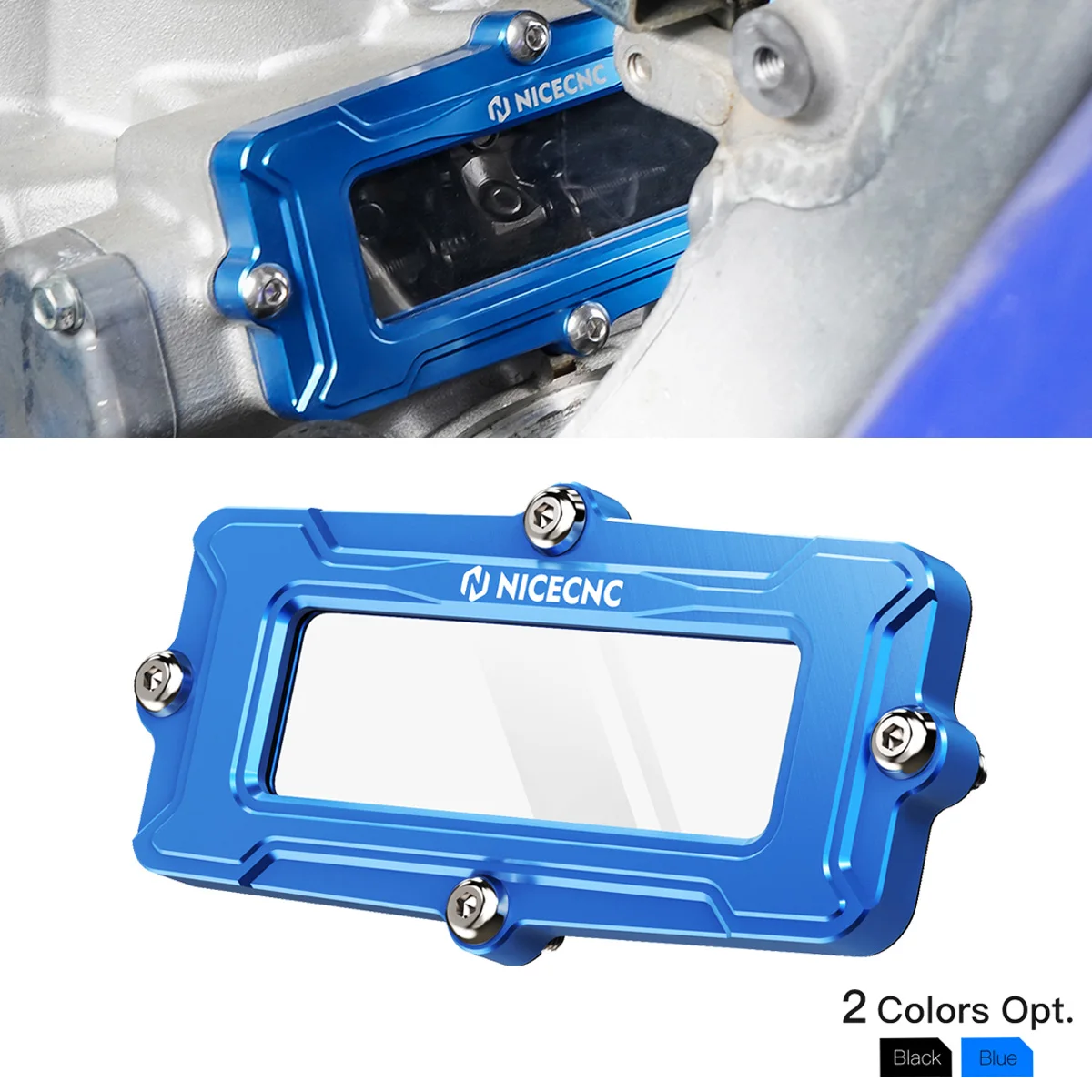 

NiceCNC Motorcycle Cylinder Exhaust Power Valve Cover For Yamaha YZ 250 250X YZ250 1999-2023 YZ250X 2016-2023 Transparent Guard