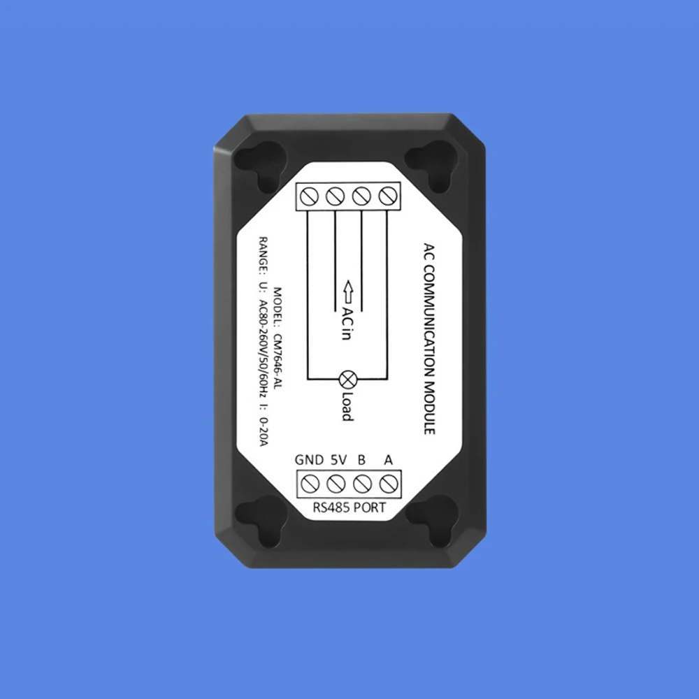 Ac80-260v voltmètre ampèremètre Rs485 Modbus tension courant puissance Instrument de mesure Rs485 Ac boîte de Communication