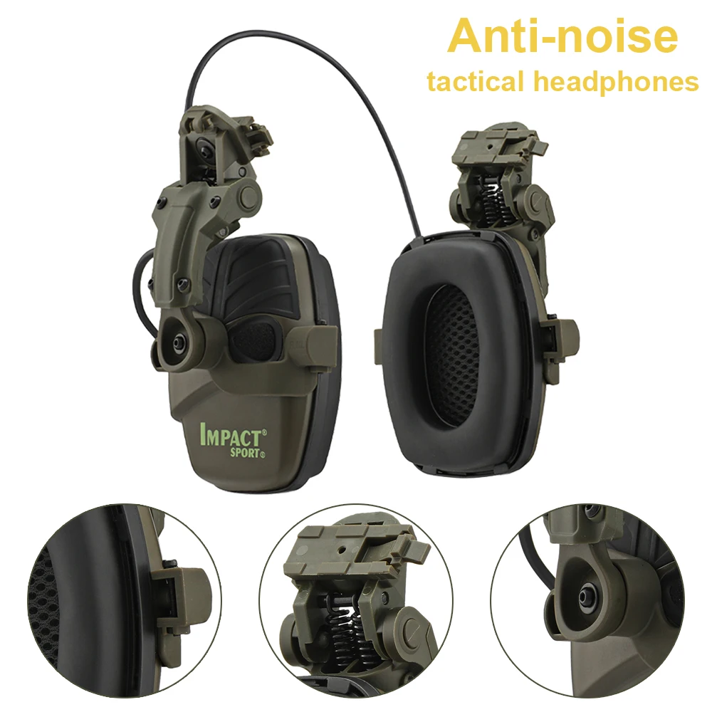 

NEW Electronic Tactical Headphones for Shooting Anti-noise Hearing Protection Protector Hunting Noise Reduction Earmuffs NRR22dB