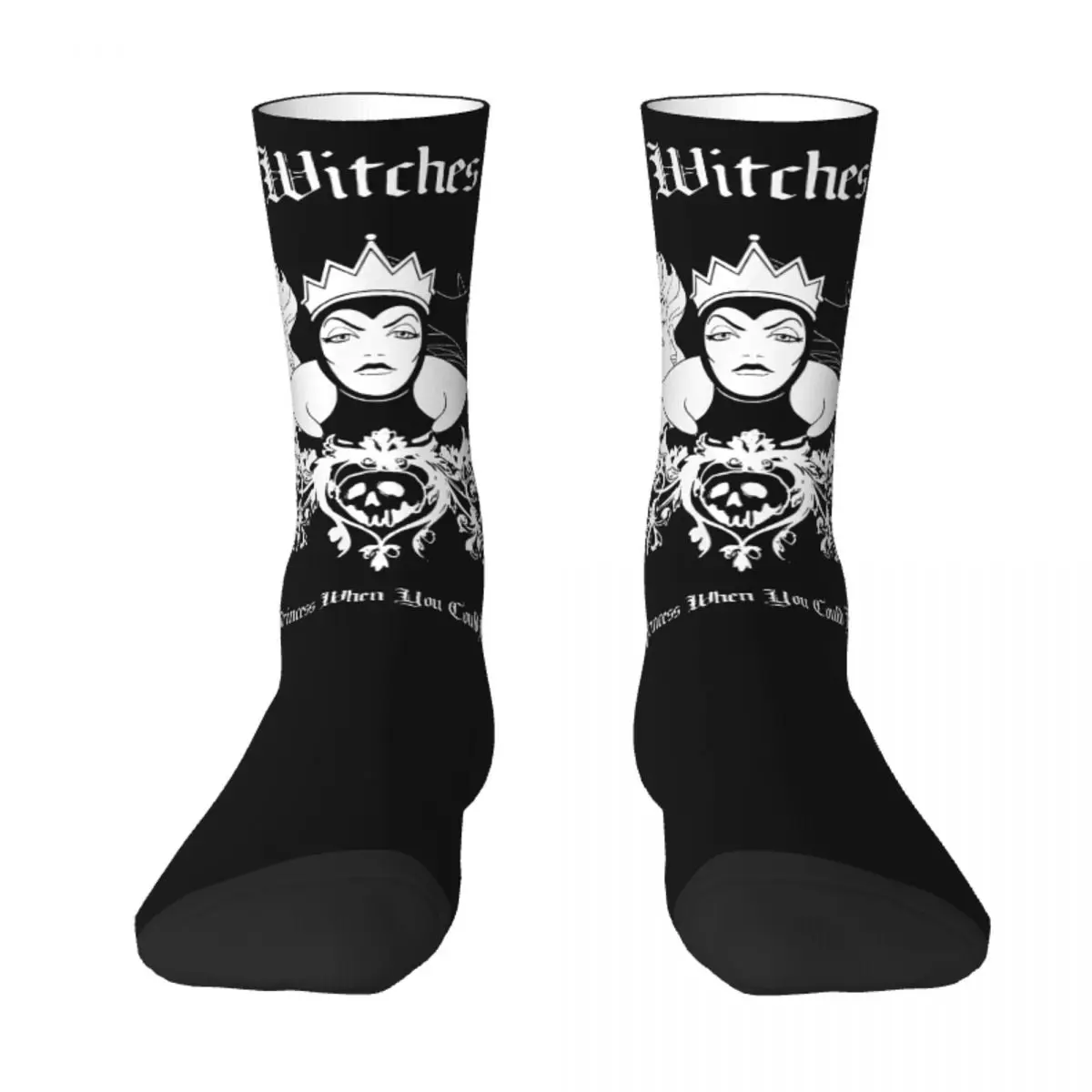 Villains Funny Bad Witches Club Group Shot Stockings Men Socks Comfortable Leisure Socks Anti Bacterial Socks Birthday Gift