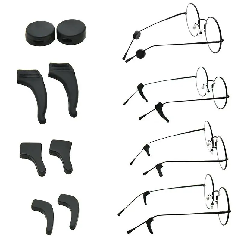 Silicone Eyeglass Ear Grips Anti Slip Soft Texture For Various Glasses Sunglasses Wearers
