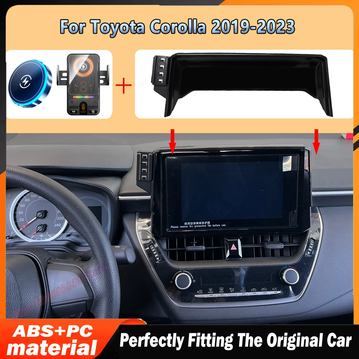 For Toyota Corolla 2019-2023 Mount Dedicated Base In Car Mobile Support Portable Navigation Phone Holder