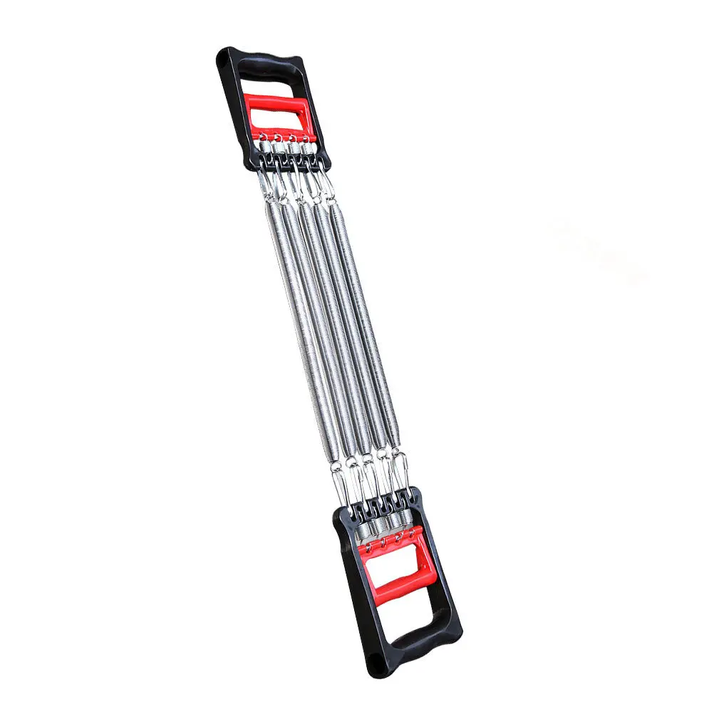 

5-Spring Chest Expander Natural Thick Tube Adjustable Resistance Bands Anti-Skid Handle Portable Fitness Muscle Training Tool