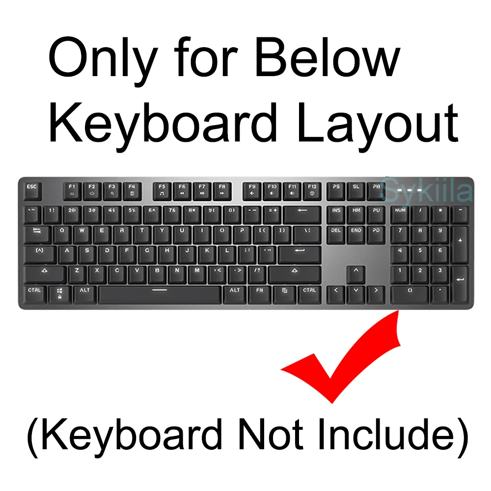 Keyboard Cover for HP OMEN Mechanical Gaming K300 K500 G500 K10C K10G KG10 GK100 GK200 GK300 GK320 GK400 1100 Silicone Skin Case