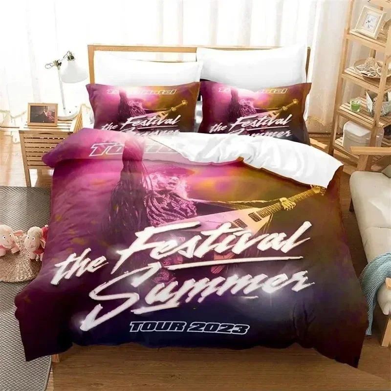 3D Print Tokio Hotel Kaulitz Band Comfortable Duvet Quilt Cover Pillowcase Bedding Set Children Bedroom Decoration Home Textile