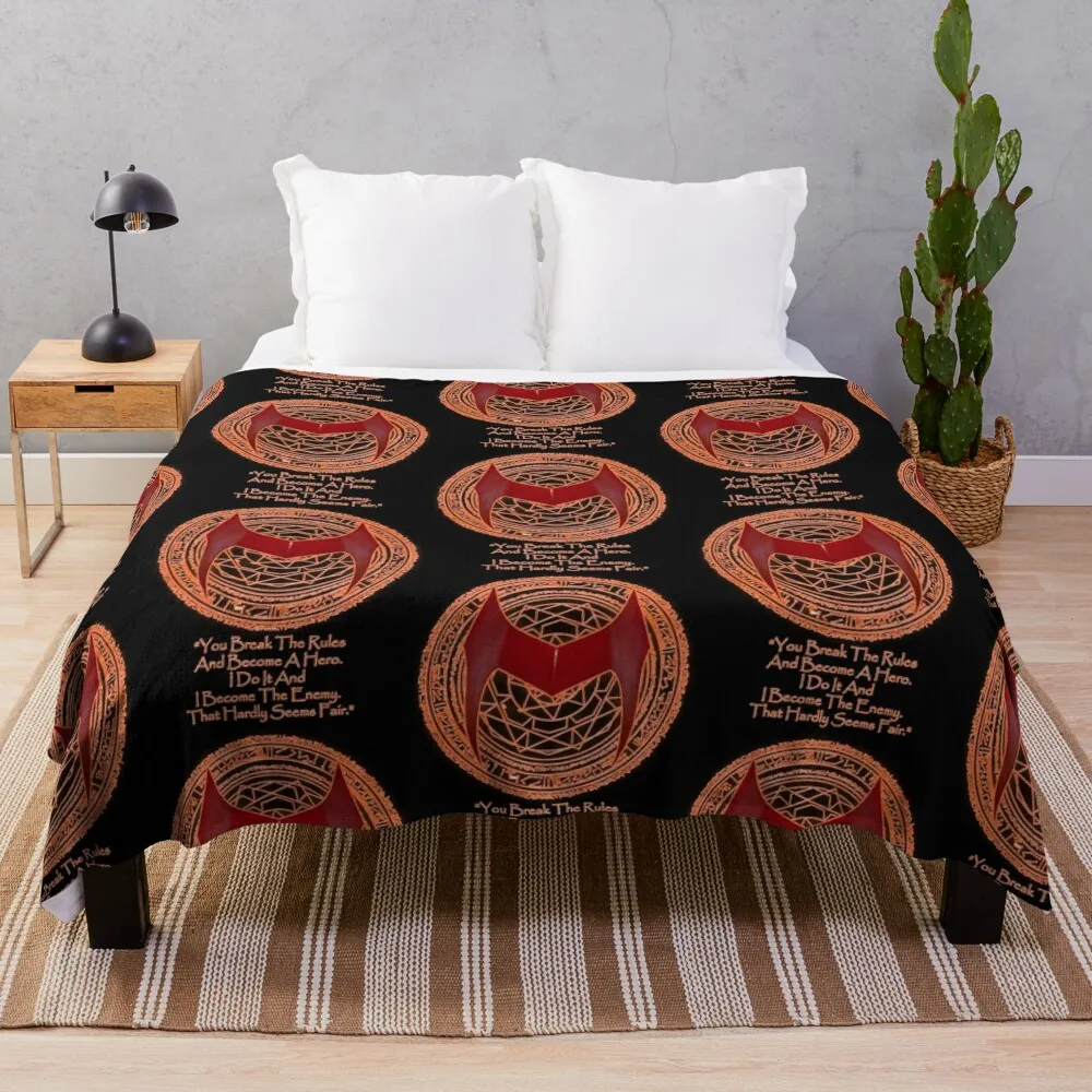 Scarlet power Throw Blanket fluffy Cute bed plaid Blankets