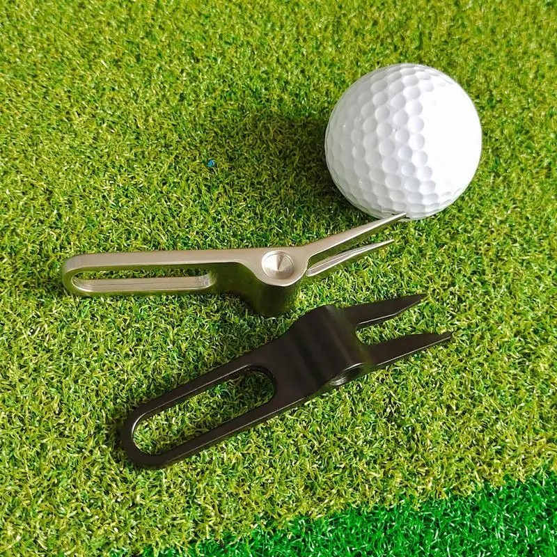 

Golf Divot Tool Golf Divot Repair Zinc Alloy Tool Sturdy Ergonomic Golf Tool With Ball Marker For Cleaning Groove Club Bracket