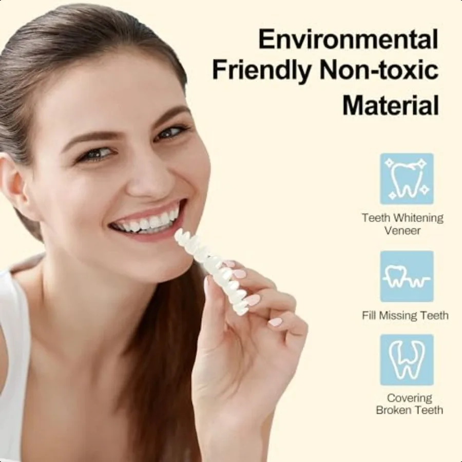 Tooth Repair KitTemporary Natural Shade for Filling The Gap Moldable Thermal Beads Replacement Kit Replace The Missing or Broke