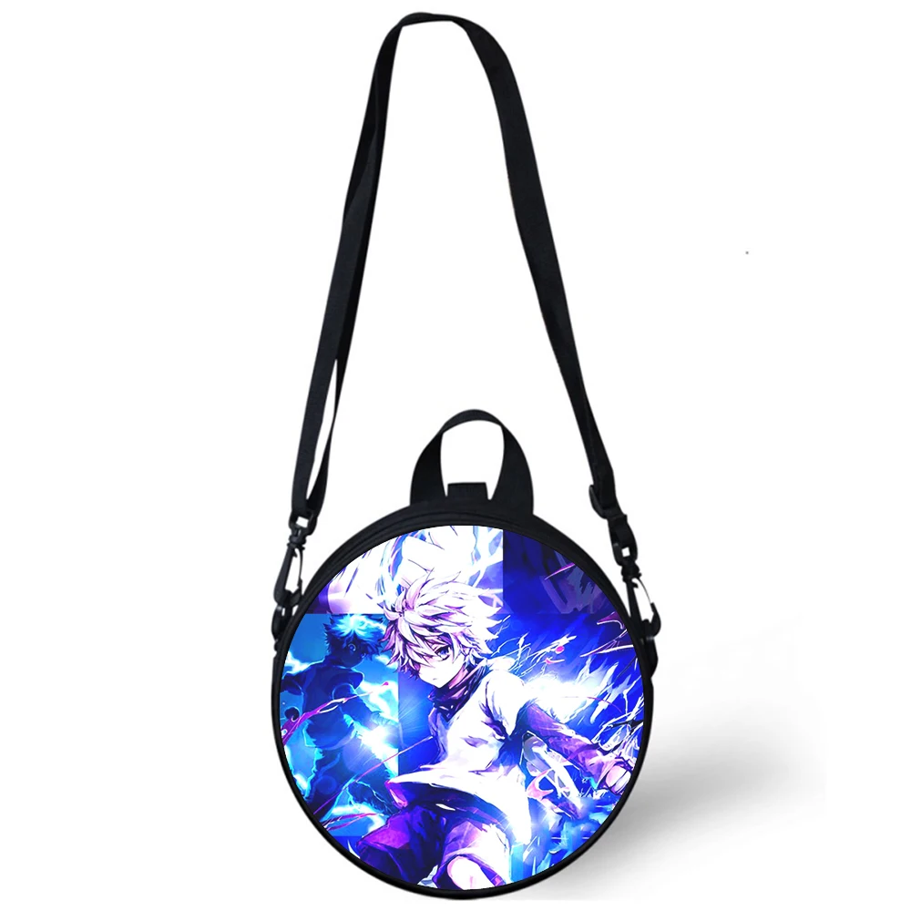 HUNTER×HUNTER Anime Kind Kindergarten Tasche 3D Druck Umhängetaschen Umhängetaschen Für Schule Frauen Mini Runde Rucksäcke Rugtas Tasche