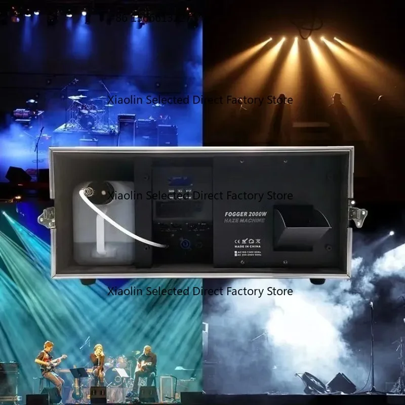 2000W Morning Mist Machine DMX512 Water Based Haze Machine with Powerful Performance And Flight Case