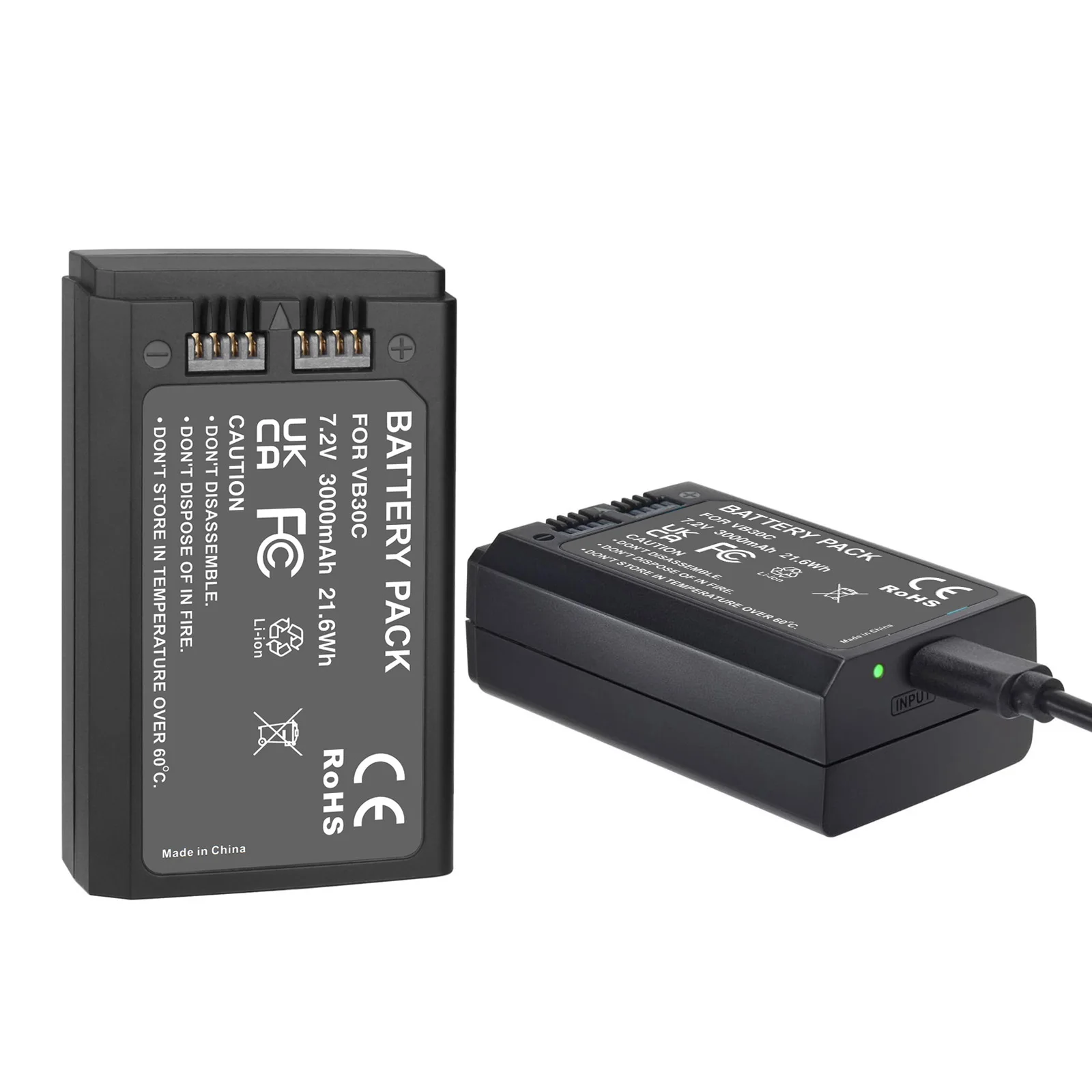 

3000mAh Replacement VB30 Lithium Battery For GODOX V1 Pro Battery Godox V1 PRO V1 Series Round Head Flash