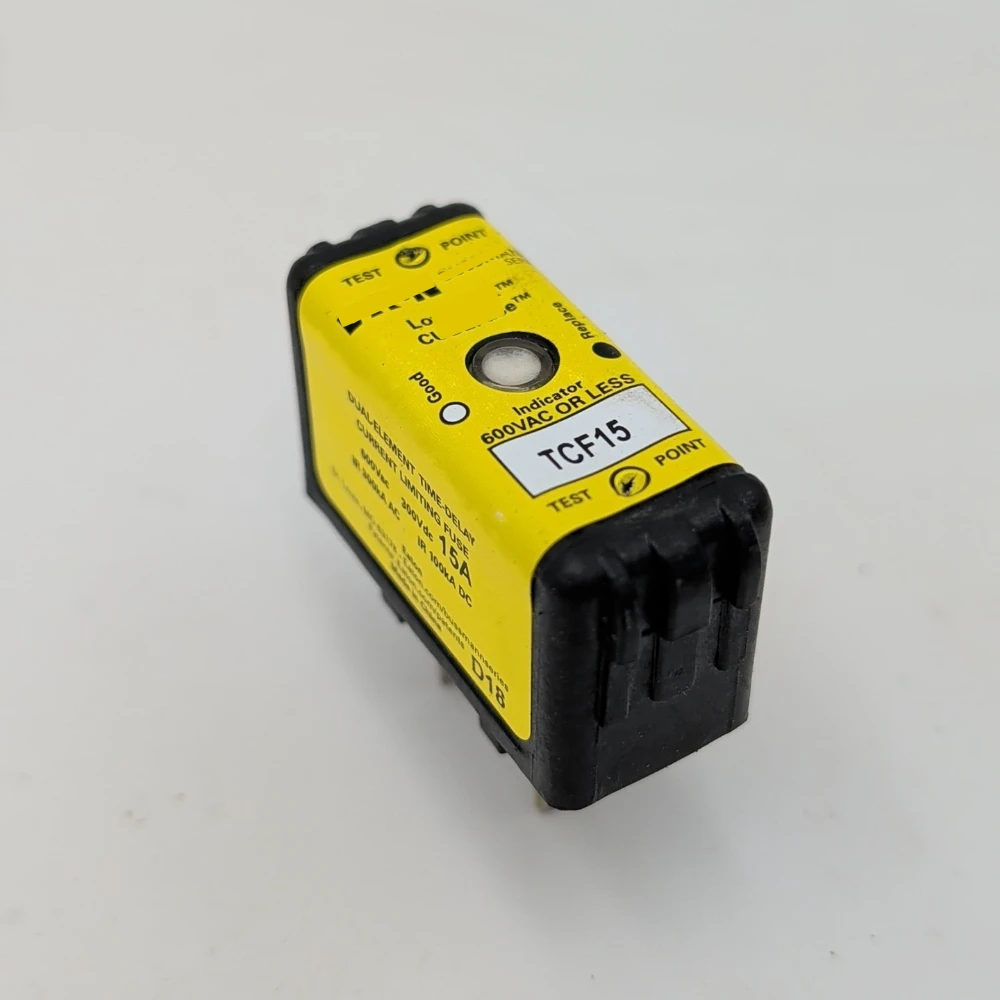 TCF15 CUBEFuse Time Delay Fuse, 15A 600V, Industrial Cartridge Fuse,  OEM