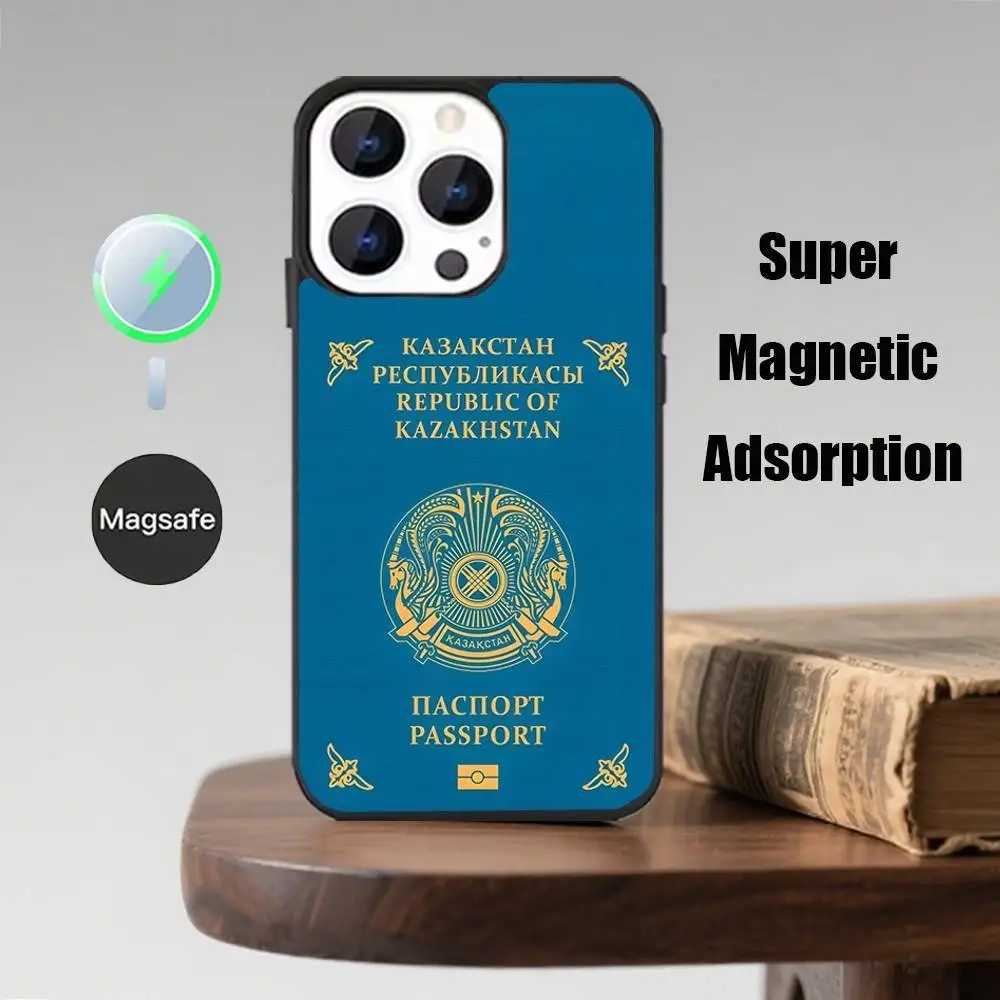 حافظة هاتف جواز السفر الأرجنتيني المغربي لهواتف iPhone 16,15,14,13,12,11,Pro,Max,Plus,Mini,Magsafe,حافظة شحن لاسلكية مغناطيسية