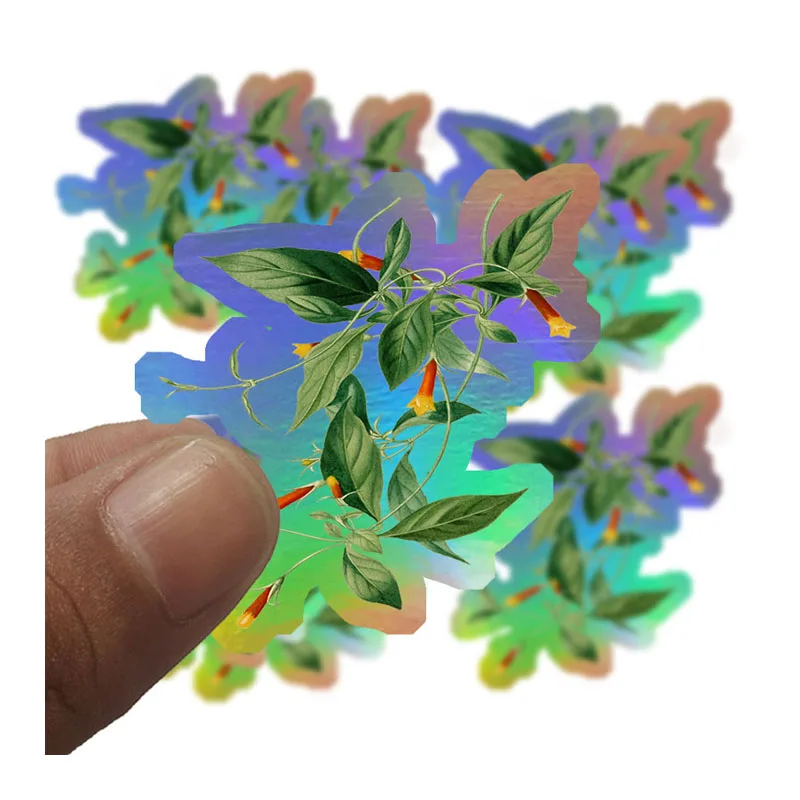 Professional Radium Laser Void Animation Custom Security Holographic Label 3D Hologram Sticker Paper For Packing Label