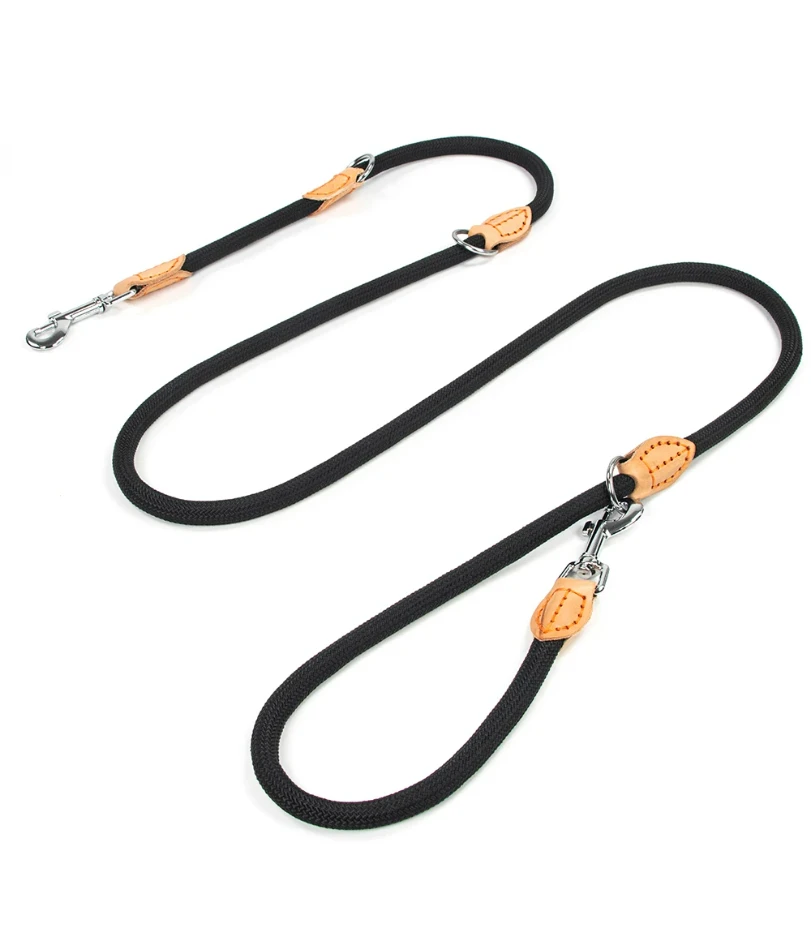 

New Generation Dog Leash multifunctional 2.1M Generation Adjustable and Nylon For Large Hands Free Leash for 2 Dogs Universal
