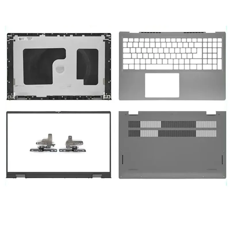 NEW Laptop Case For Dell Inspiron 15 Pro 5510 5515 LCD Back Cover Top Case Front Bezel Hinges Upper Palmrest Bottom Case Housing