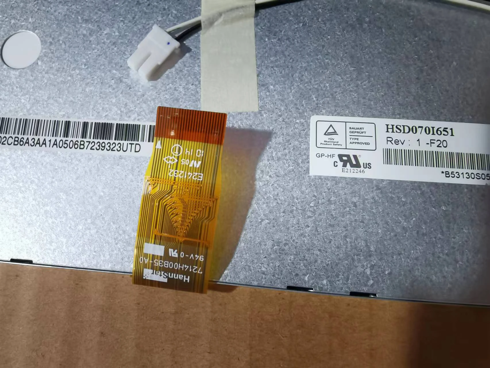 HSD070I651 Panel wyświetlacza LCD