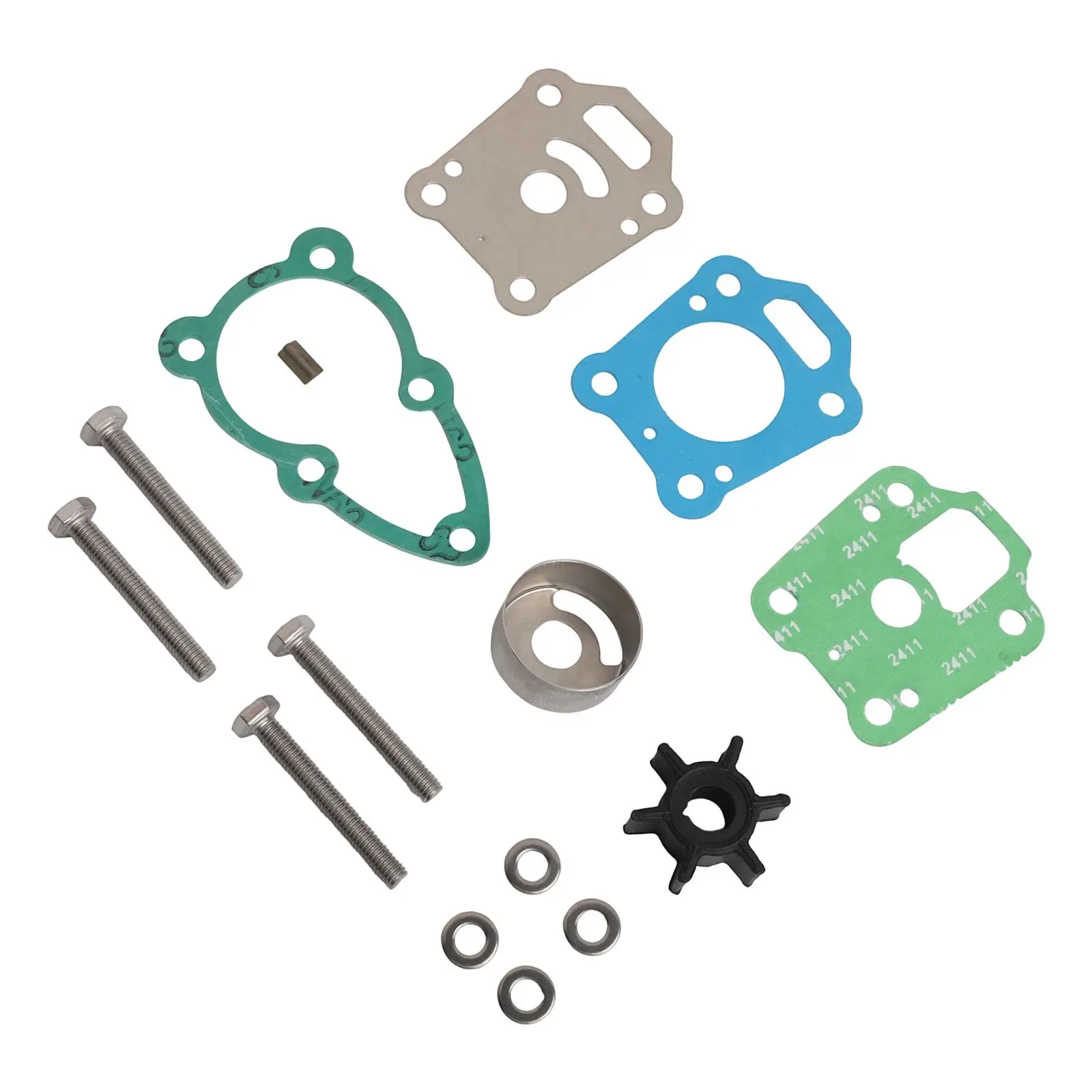 

Marine Motor Repair As Shown In The Figure Water Pump Repair Kit Complete Maintenance Solution Gaskets And Guide Plates