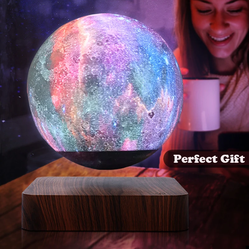 Dropshipping Smart Floating Moon Lamp Christmas Gift Night Lamp Floating Star Light Night Light Home Decor Floating Lights