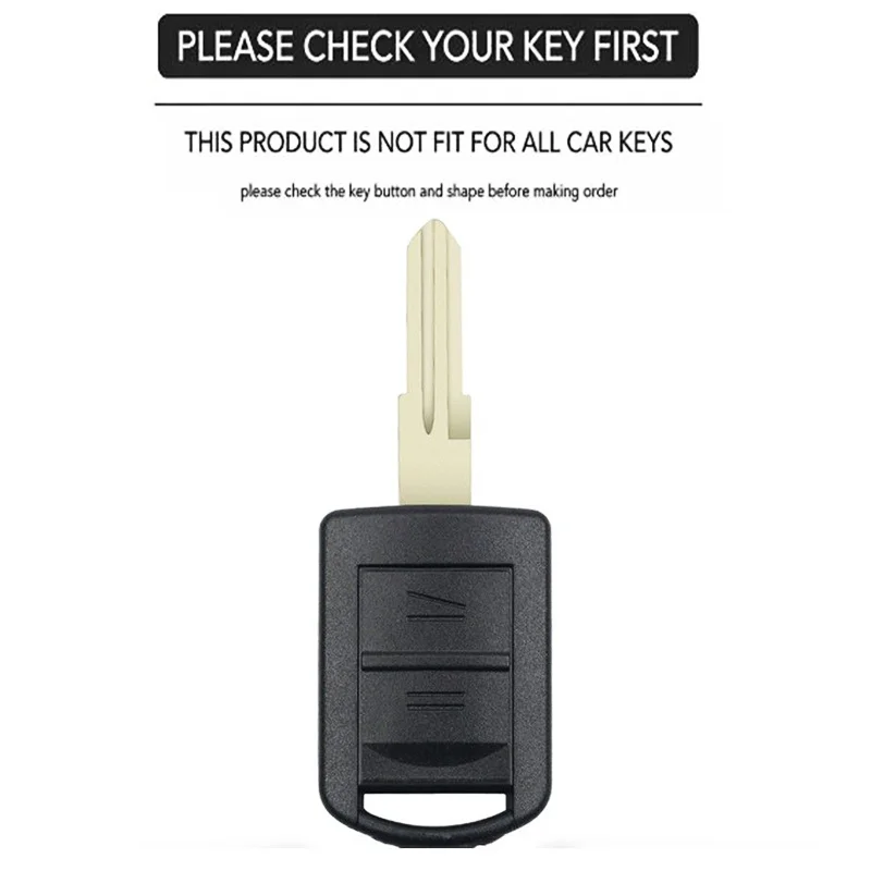 For Opel Vauxhall Agila Corsa C Combo Meriva Tigra New 2 Buttons Silicone Remote Key Case Fob Shell Keychain Cover Accessories