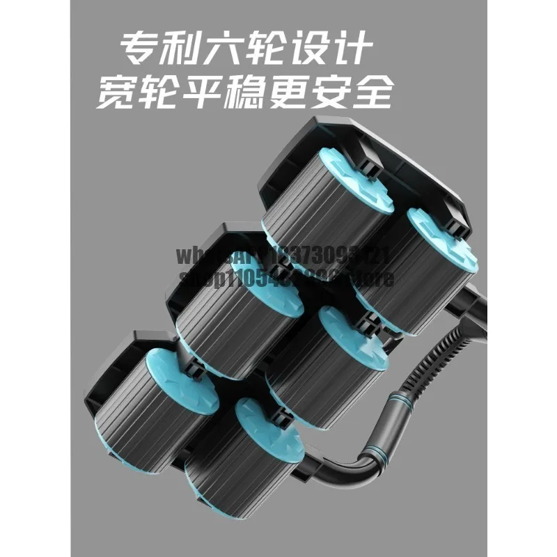 Automatic abdominal roller for abdominal slimming, abs training, abdominal fat burning, men's roller trainer for fitness