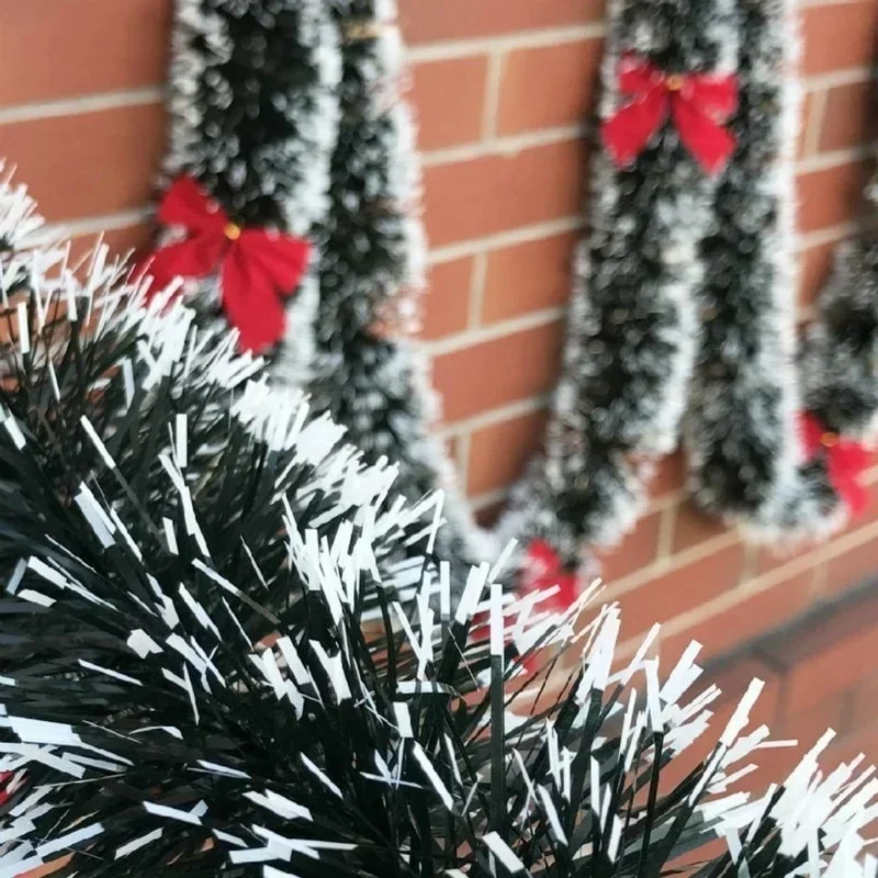 Christmas Madder Decoration Green and Leaves Bar Top Ribbon Wreath Christmas Tree Madder Decorate Wall Nicely During Christmas