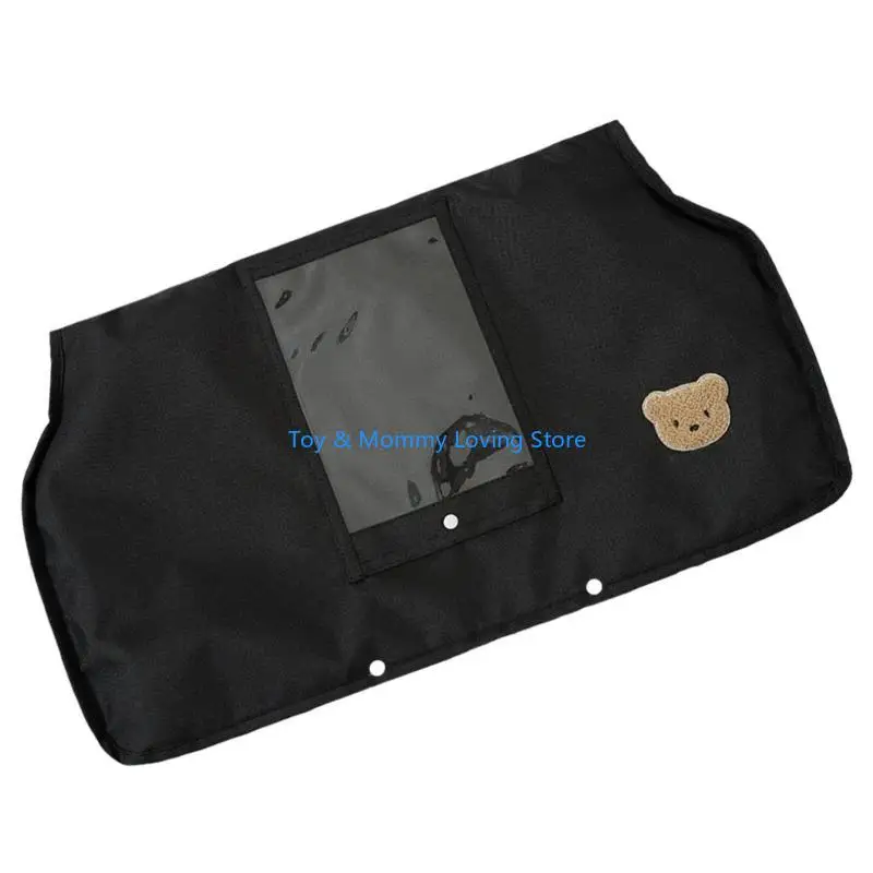 

Y1QF Baby Strollers Gloves Water Resistant Soft Fleece Lined Pram Handmuff Keep Warm