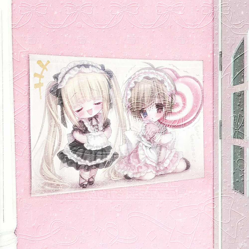 Kawaiii Artist 2D Double-person sleeping Lolita puzzle original tapestry wall hanging fabric interior decoration tapestry