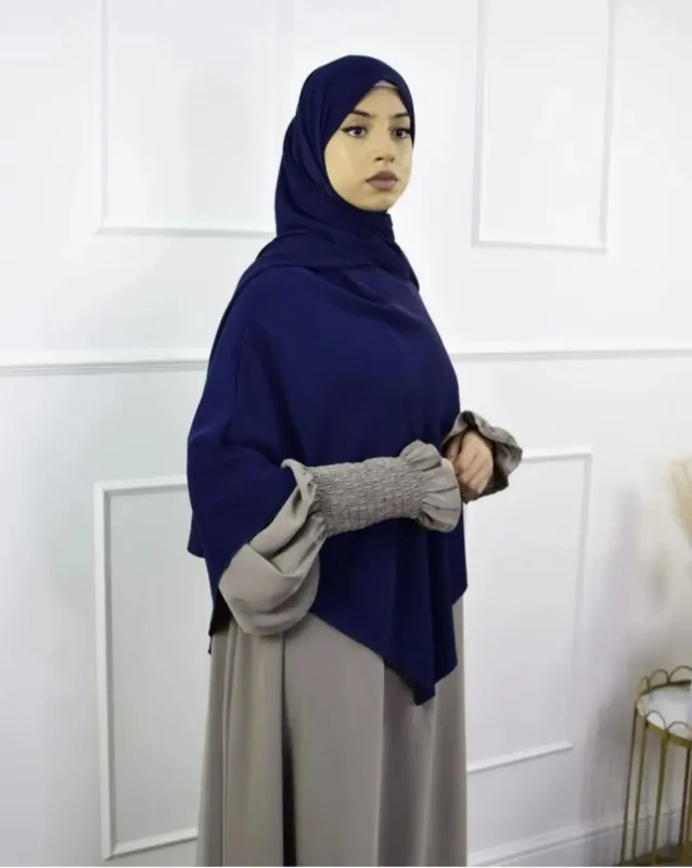 Abayas tiens imar pour femmes musulmanes, hijab à la mode, écharpe islamique en jersey, turban instantané