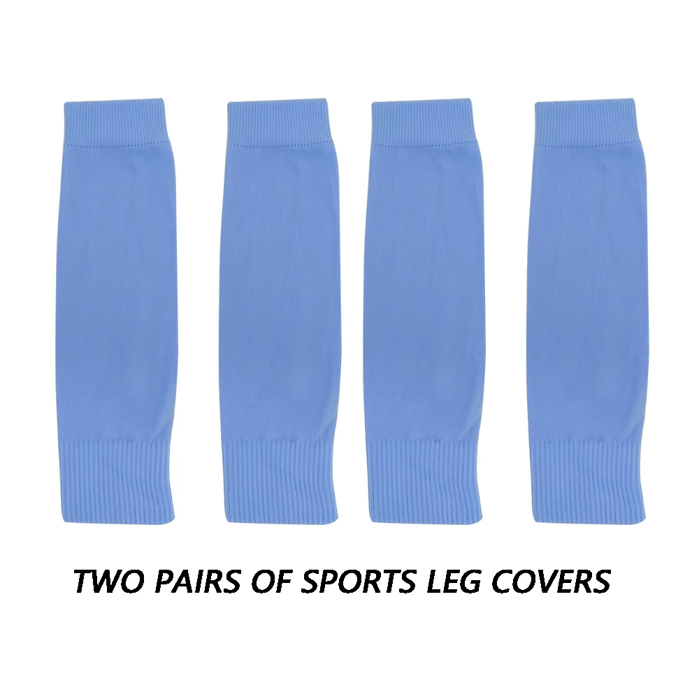 2Pair Breathable Legwarmers Knee Protector Sports Leg Sleeves Soccer Child Adult Outdoor Protective Sleeves Support Guard Pads