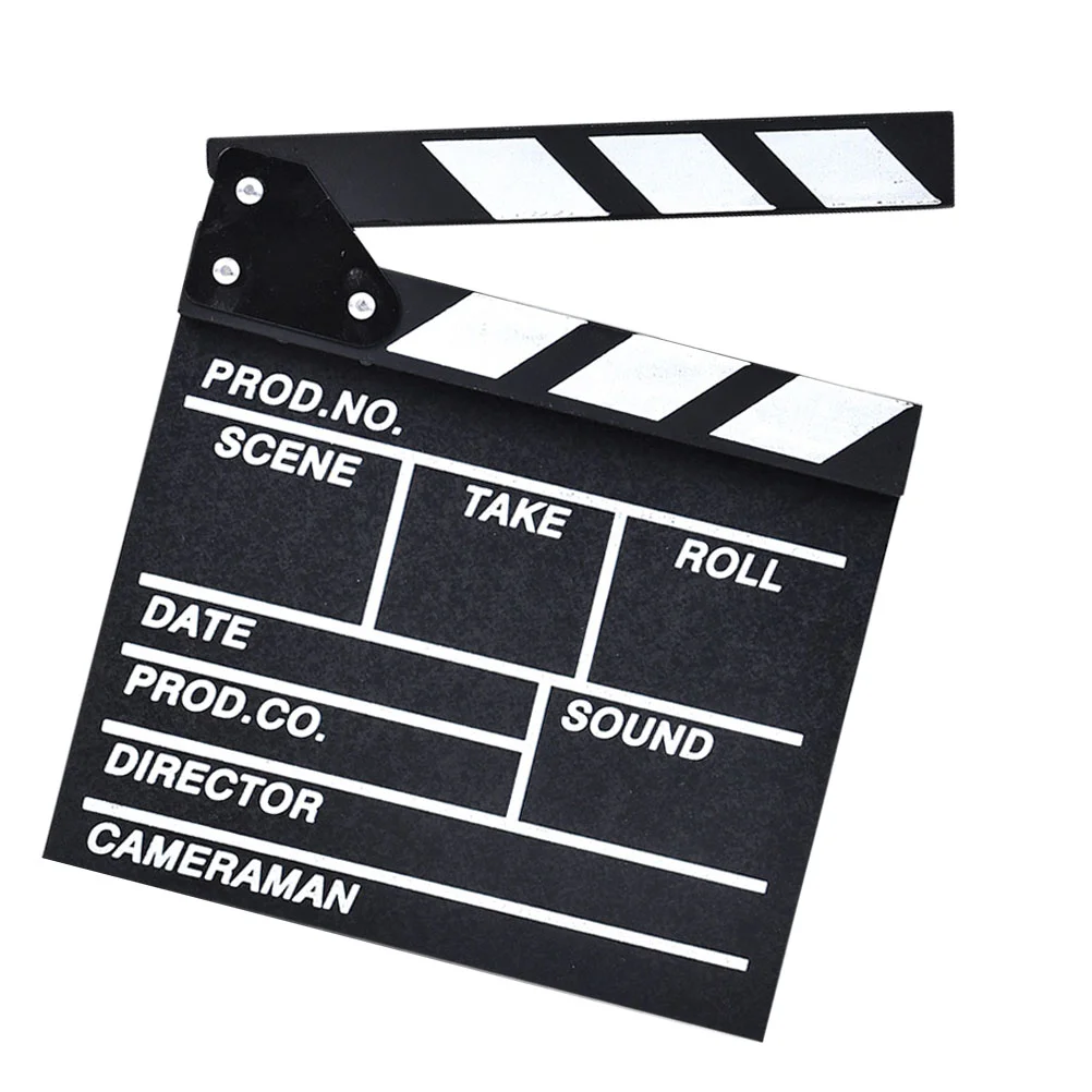 Papan Film kayu papan Clapper papan Clapperboard Prop partisi Film sutradara