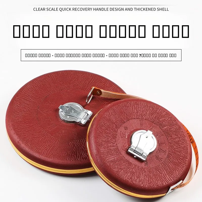 

Wearable Fabric Tape Measure 10/20/30/50/100 Meter Fiber Land Measurement Tapes Soft Ruler Wear Resistant Rulers Hardware Tools