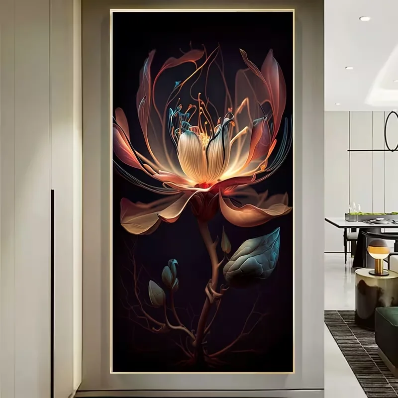 DIY 5D Diamond Painting Kit, Various Sizes: 50*100cm (19.68*39.37in), 60*120cm (23.62×47.24in); 