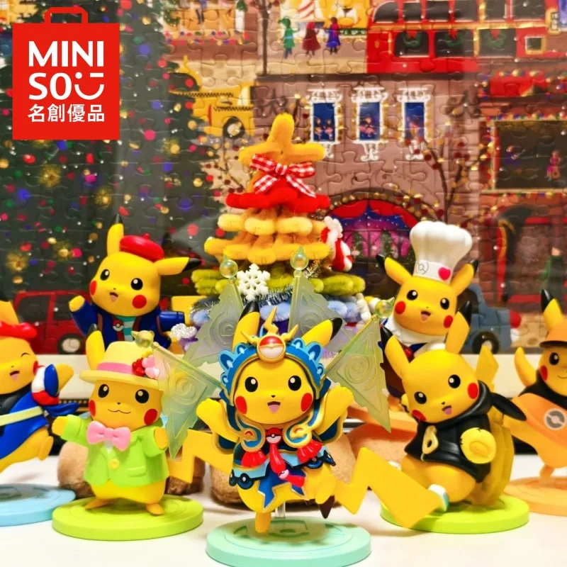 

In Stock Blind Box Pokemon Gathering Series Pikachu Electronic Suit Figure Anime Desktop Ornament Children'S Toys Birthday Gifts