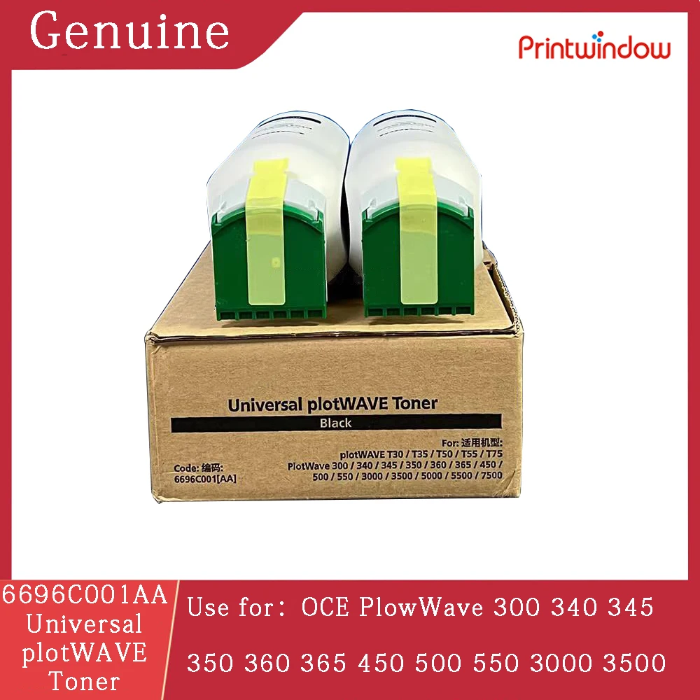 Genuino nuevo 6696C001AA Universal plotWAVE tóner negro para Canon OCE PlowWave 300 340 345 350 360 365 450 500 550 3000 3500 5000