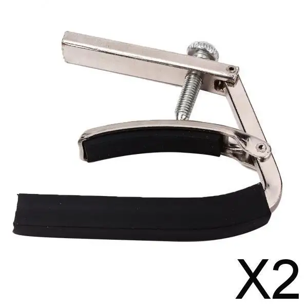 2xUniversal Multi-function Key Trigger Capo Tune Clamp Guitar Parts #2