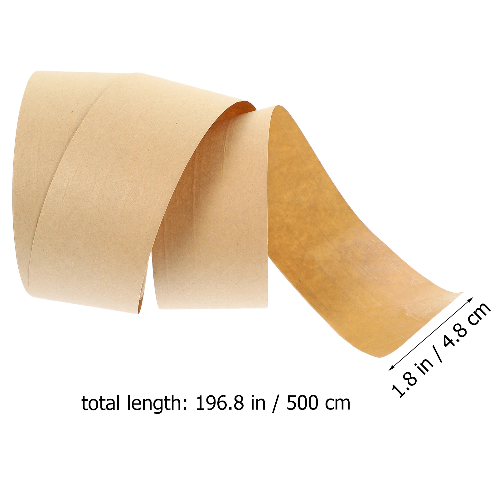 1 Roll Water Activated Sealing Tape Writable Kraft Paper Tape for Framing Boxes Packaging Multi-Function Sealing Supply