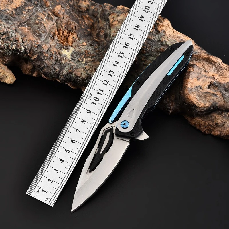 Portable Folding Camping Pocket Outdoor Knife 4CR13 Blade G10 Handle Hunting Survival Fruit Utility Knives EDC Tools