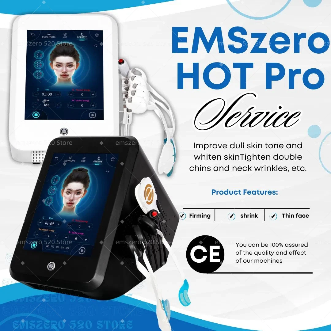 HOT EMSZERO Wrinkle Removal Anti-aging Microcurrent Facial Lifting Skin Tightening Emsrf Facial Machine Activate Collagen