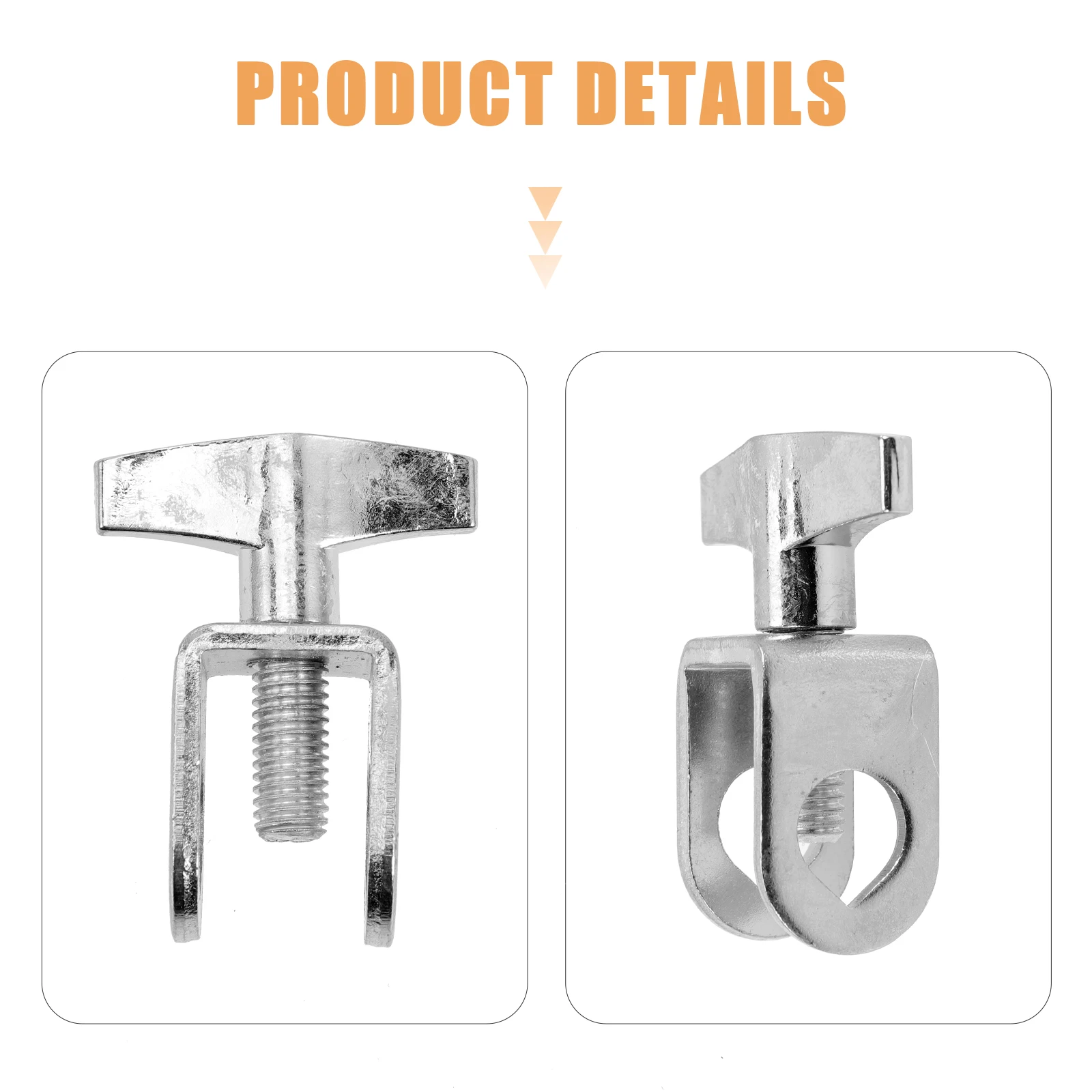 

Clip Metal Set Accessory Fixing Clamp Holder Mounting Extension Bracket Durable Hard Material Bass Drum Wear Resistant Drum Kit