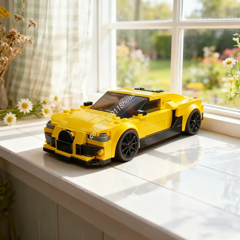 239pcs MOC Bugatti Veyron City Champions Super Car Model Building Blocks Construction Education Toy Festival Gifts Brick