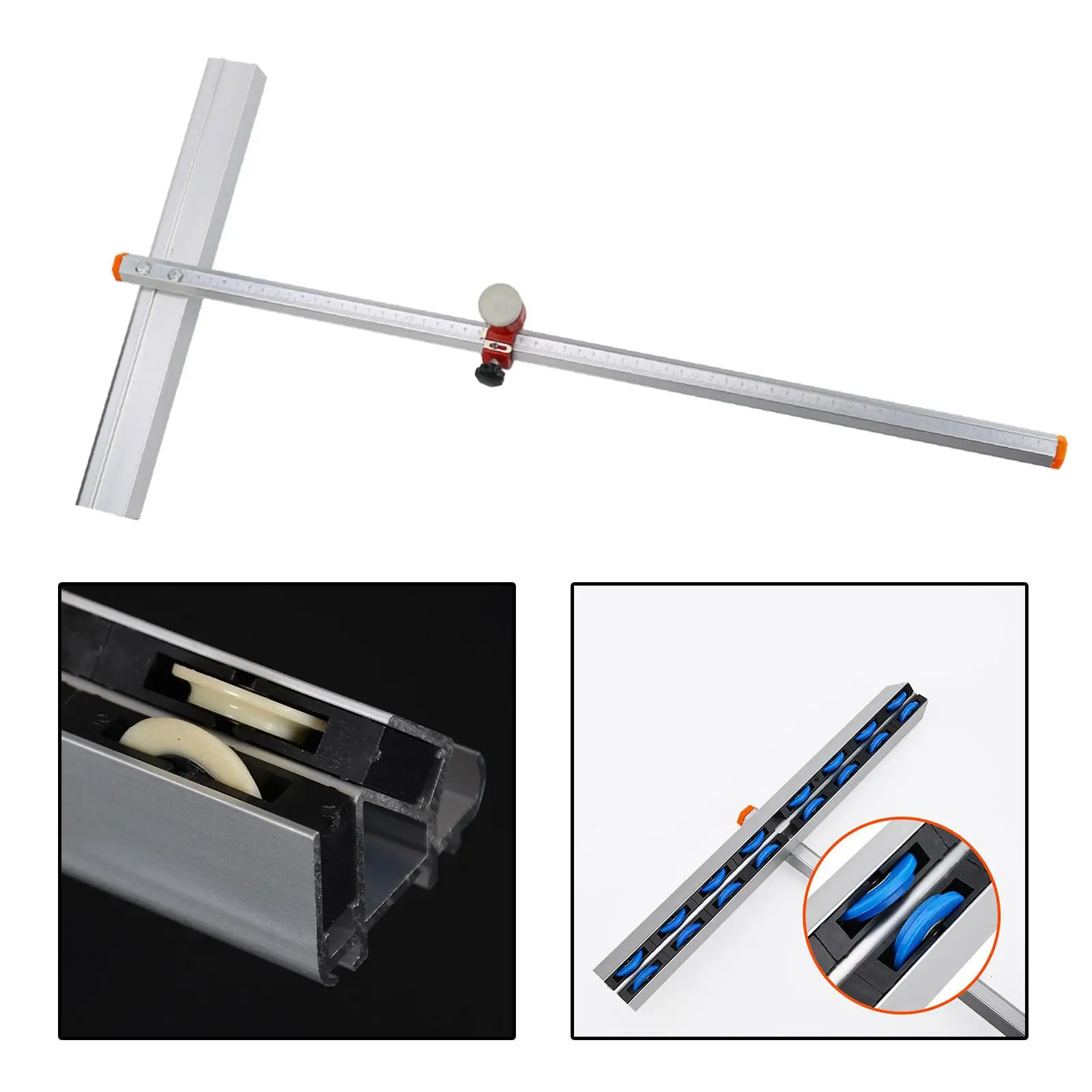 

Household T Glass Push Roller Cutter Glass Cutting Tool Manual Tile Cutter HAnd Tools Sturdy Glass T Shaped Push Cutter
